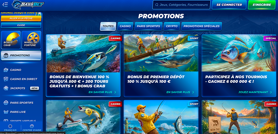 Bass Bet Casino Online Bonus